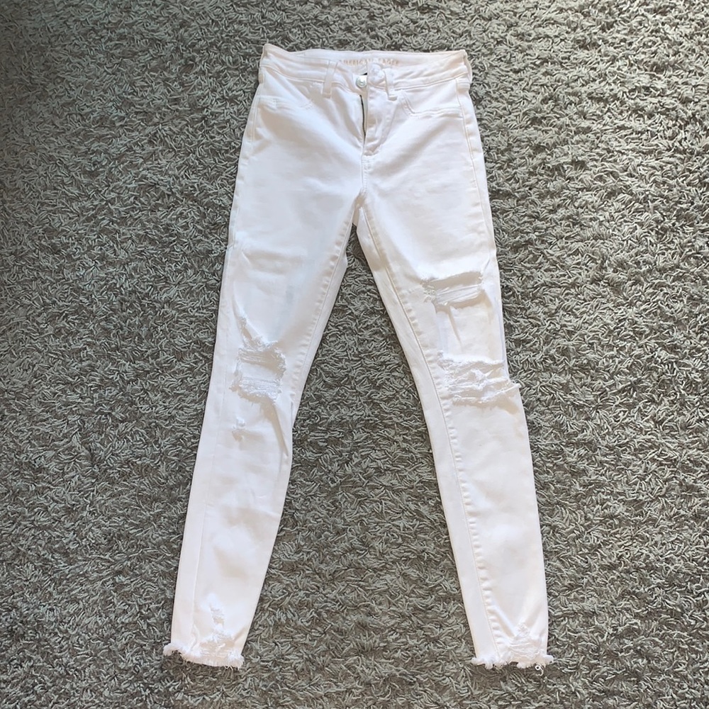 American Eagle, high rise jeans
